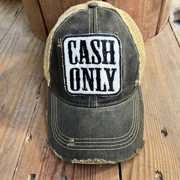 Cash Only Hat for wholesale by The Goat Stock