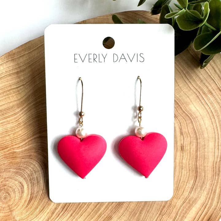 Corazones Hinchados con Perlas para venta al por mayor de Everly Davis Co