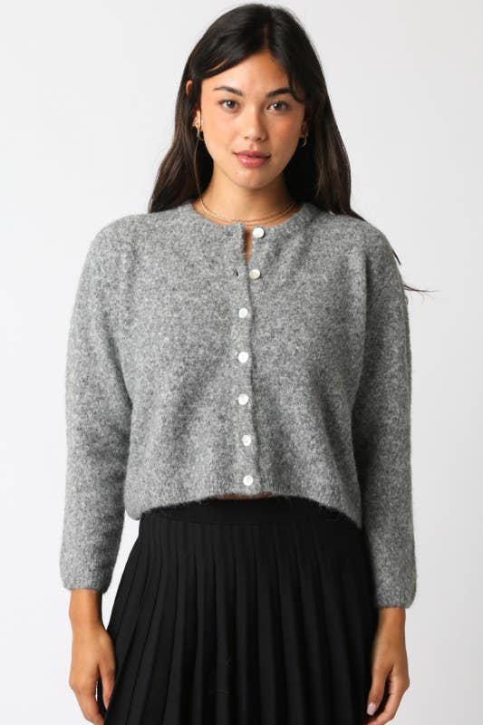 Olivaceous - Wholesale Knit Top - Women's - Lucy Button Knit Top10