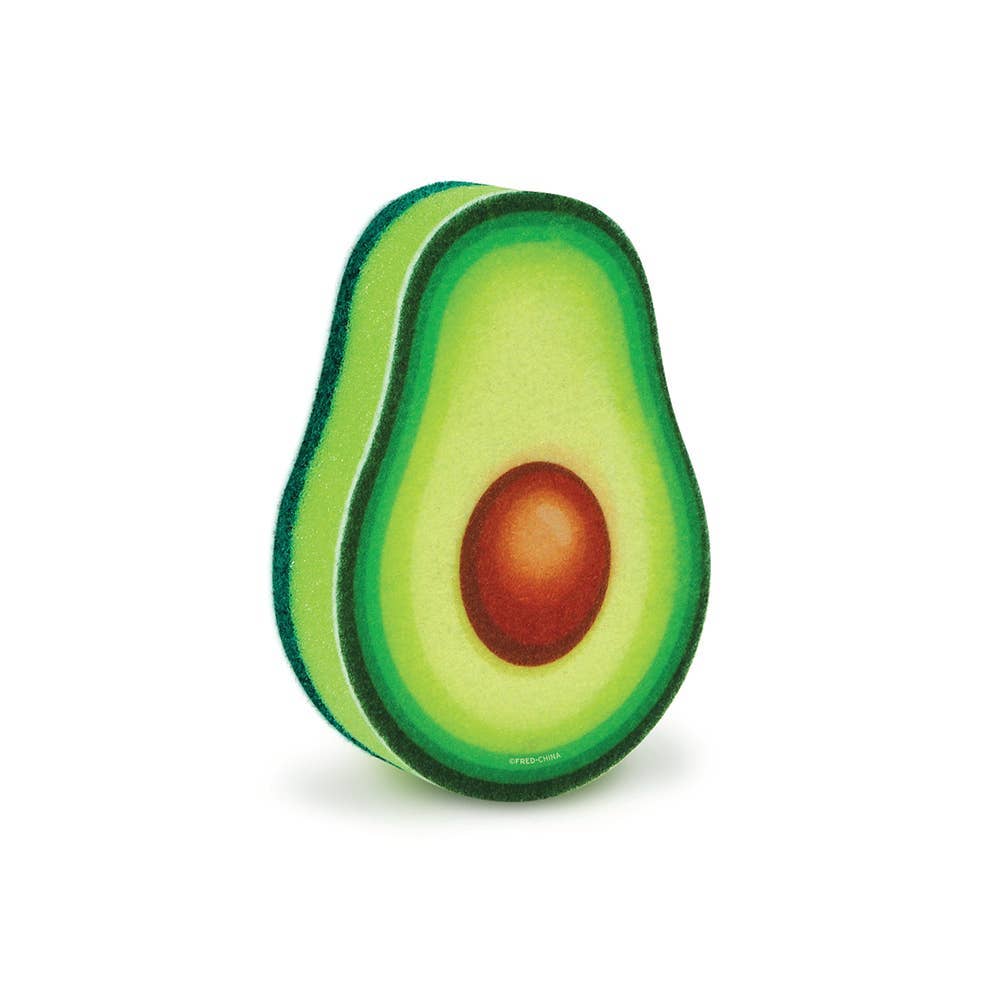 Fred & Friends - Wholesale Cleaning Sponge - Sponges - Just Ripe - Avocado Sponge2