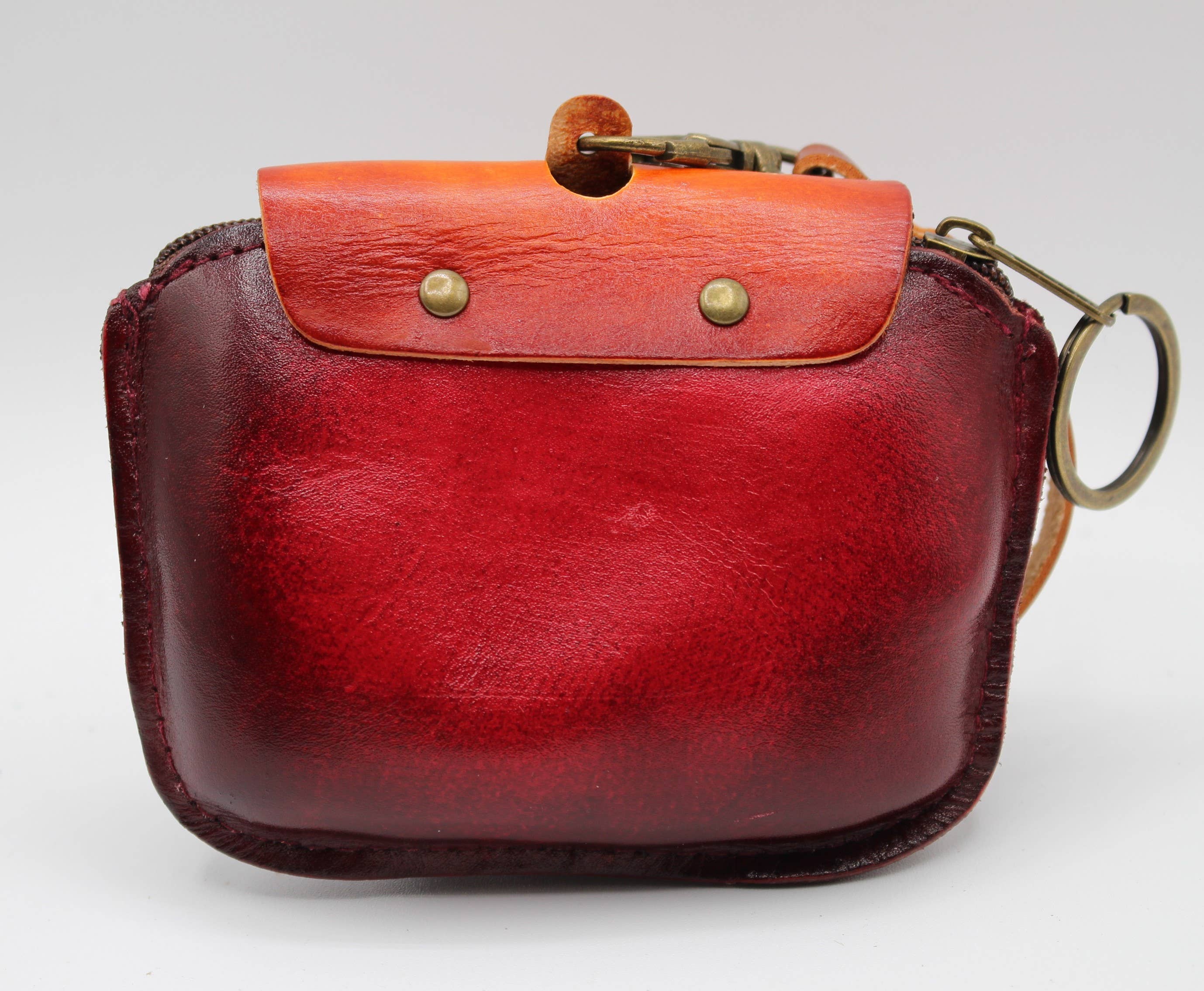 Sunflower Handmade leather inc - Wholesale Coin Purse - Women's - Leather Ladybug Coin Purse wristlet wallet3