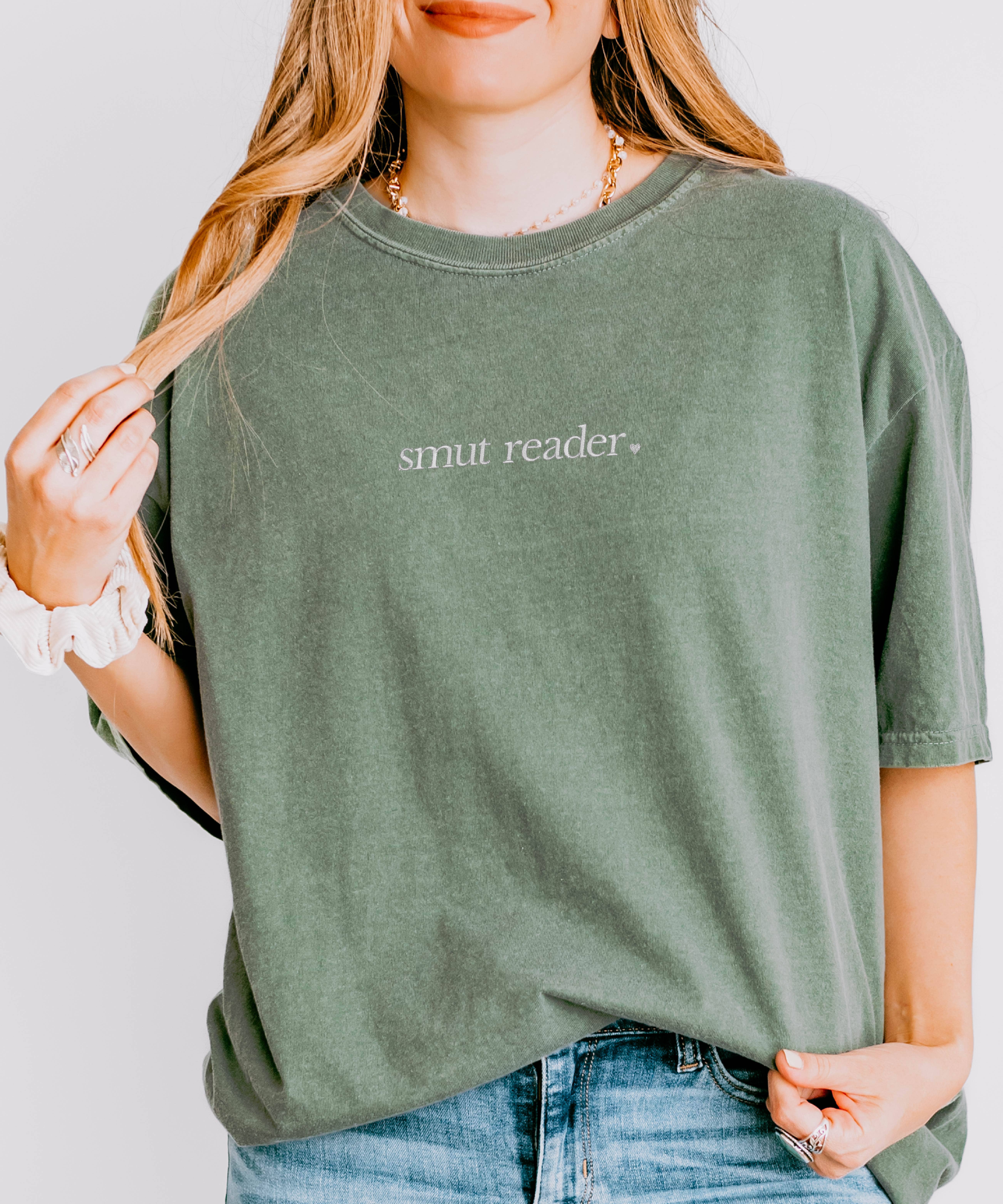P E T I T R U E - Wholesale T-Shirt - Women's - Embroidered Bookish Shirt Spring Comfort Colors Smut Reader1