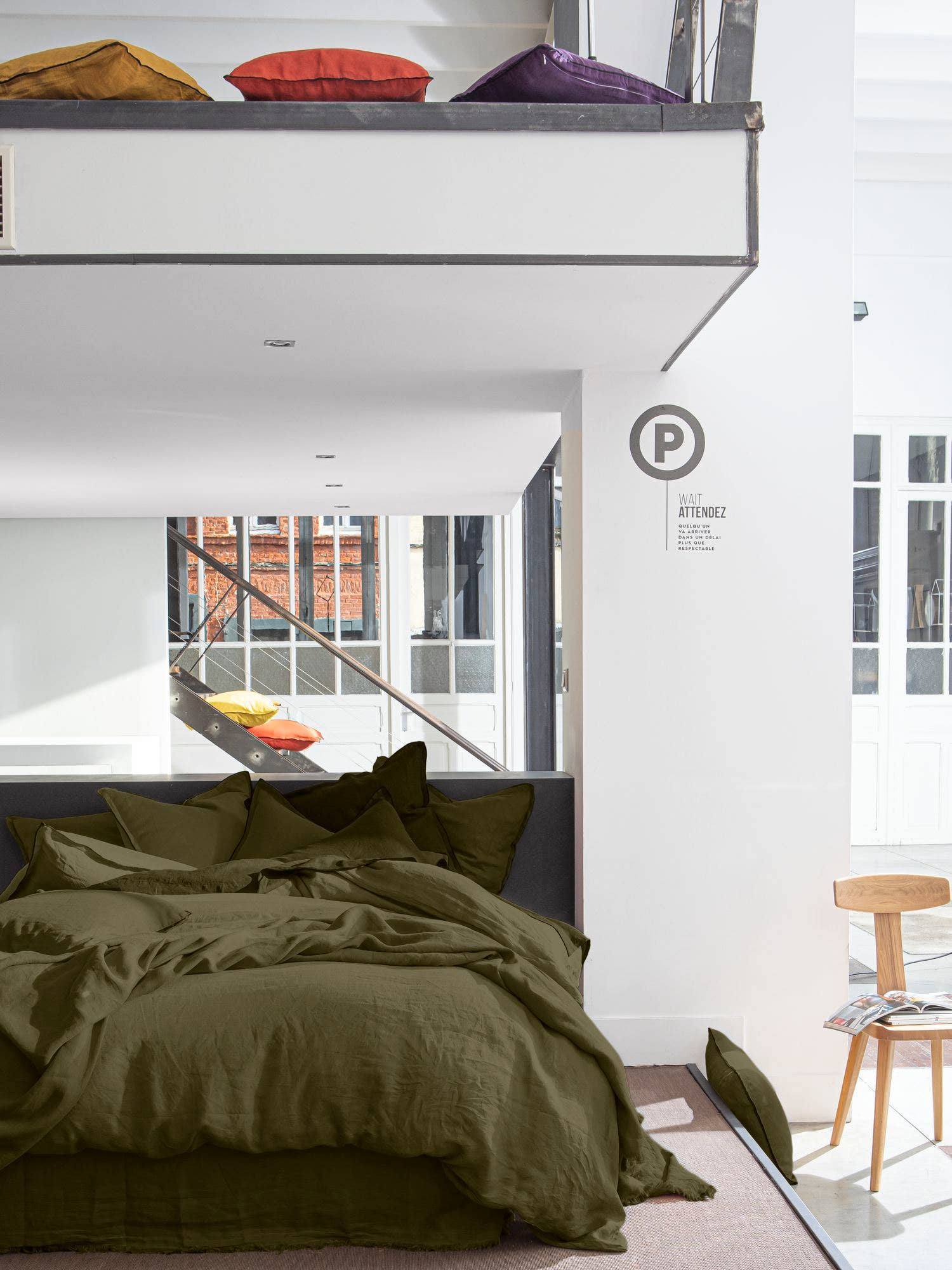 BATON ROUGE - Vente Housses de couette - DRAP HOUSSE 180X200CM 100% LIN LAVÉ4