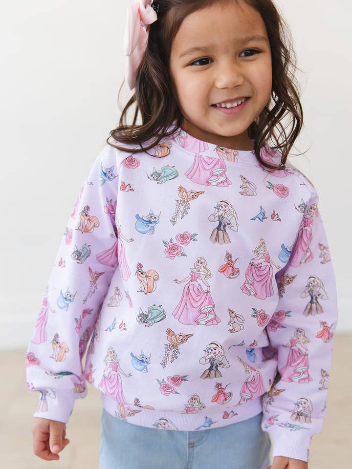 Rose - Define Terry Sweatshirt for wholesale by Blush Lotus