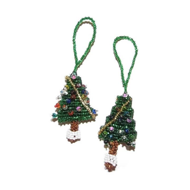 Tree Seed Bead Ornament - Guatemala for wholesale by Lumily