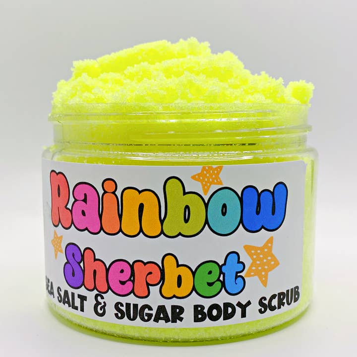 Rainbow Sherbet - Sea Salt and Sugar Body Scrub  and other Purchase Wholesale parfümproben. Free Returns & Net 60 Terms on Faire trending on Faire.