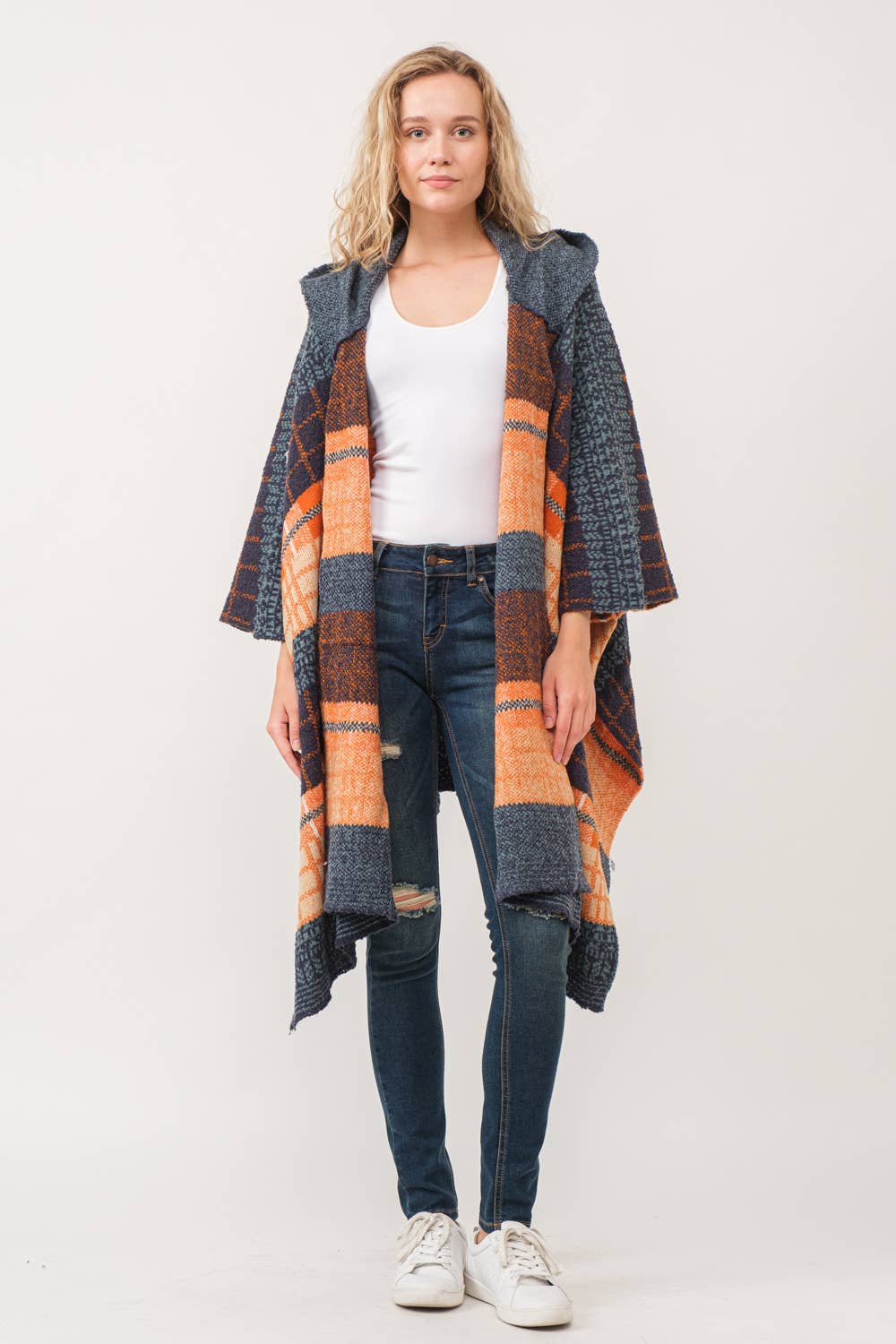 Raj Trading & Imports (USA) Inc. – wholesale Poncho – Women's – Hailey Hooded Ruana8