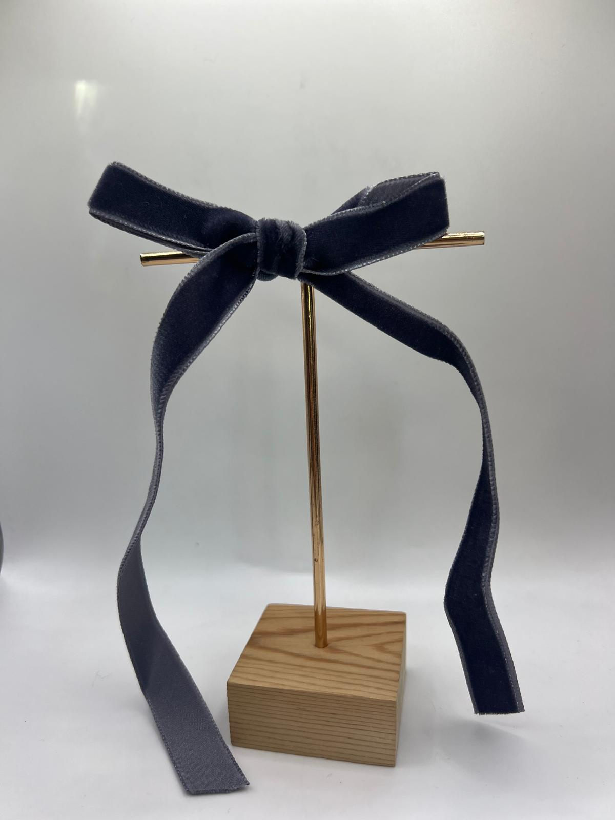 CUTE BOW - Wholesale Hair Tie - Kids - Velvet Bow1