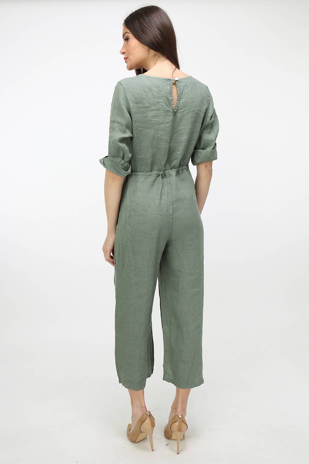 LÉA & LUC – wholesale Jumpsuit - Dam – Damoverall i 100% linne REF.71634