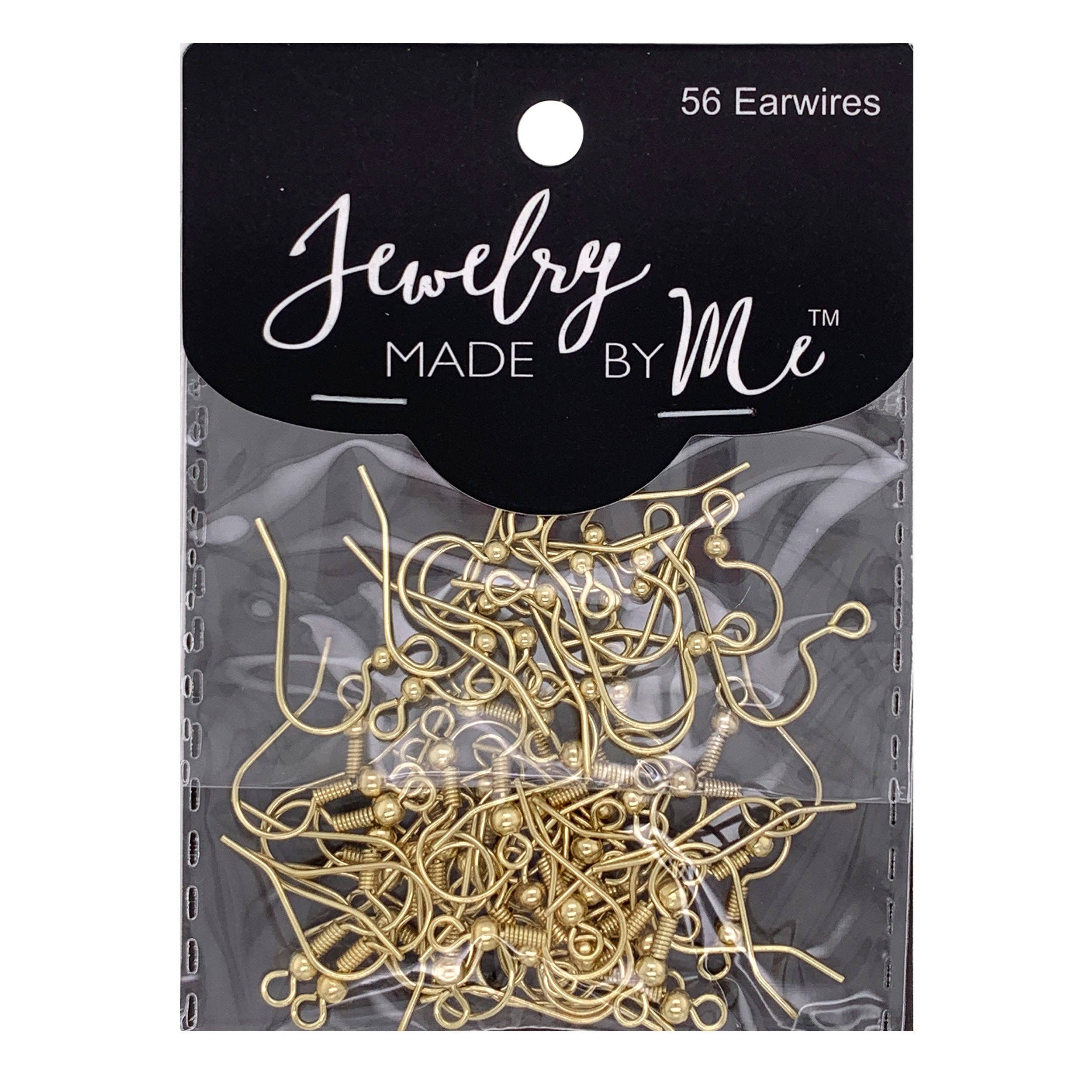 Jewelry Made by Me - Wholesale DIY Craft Kit - Gold French Ear Wire Earring Hooks 56pc Assortment1