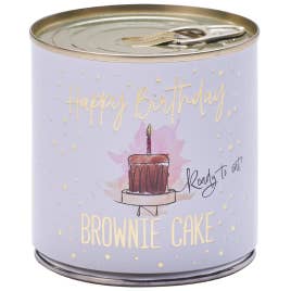 Cancake Buon Compleanno bianco, Brownie per la vendita all'ingrosso da parte di Wondercandle