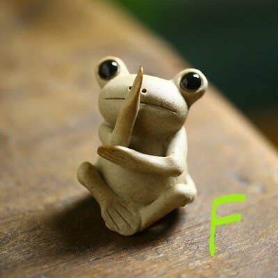 Gohobi （We cover U.S. import duties） - Wholesale Decorative Figurine - Gohobi Handmade Ceramic YiXing Clay Frog Ornament5