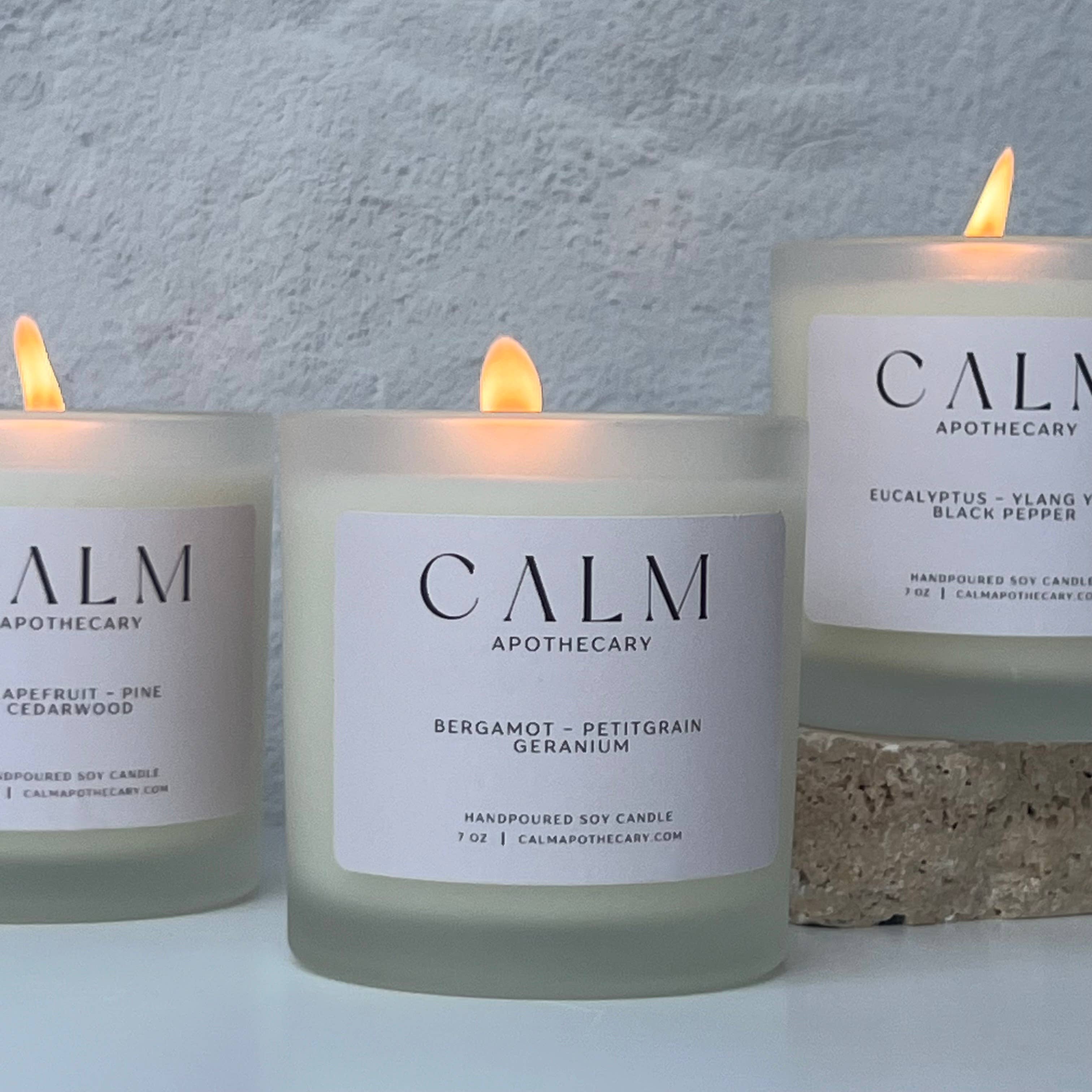 Calm Apothecary - Wholesale Jar/Filled Candle - Eucalyptus Candle4