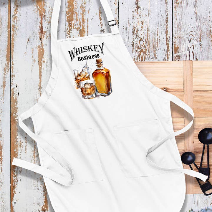 Avery Lane Gifts - Wholesale Apron - Whiskey Business Funny Sassy Kitchen Cotton Apron