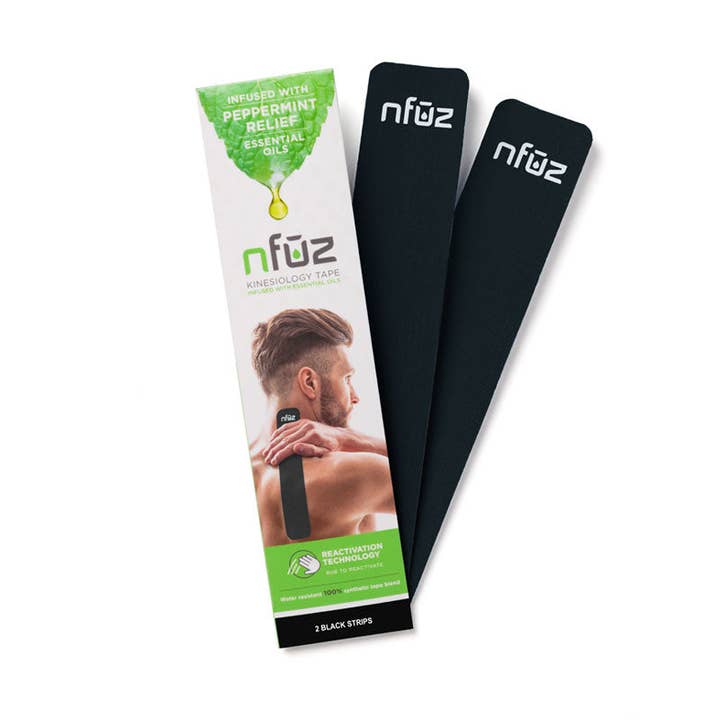 Peppermint Relief Grab-N-Go Kit (2 Precut Strips) for wholesale by NFUZ Tape