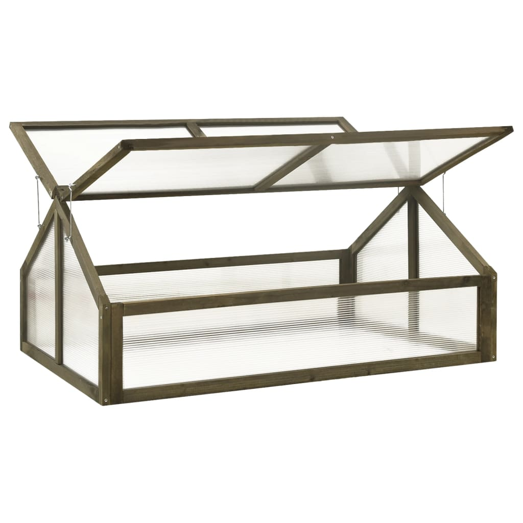 Greenwestons - Wholesale Outdoor ornament/decor - Green's Greenhouse Gray 44.8"x31.4"x19.6" Firwood1