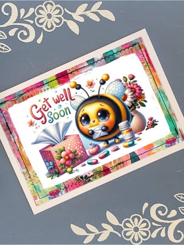 Get Well Soon Greeting Card Bundle for wholesale by Mrs. B's Stationery & Gift Shop