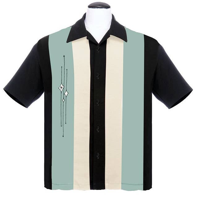 The Finley in Black/Mint/Cream for wholesale by Steady Clothing