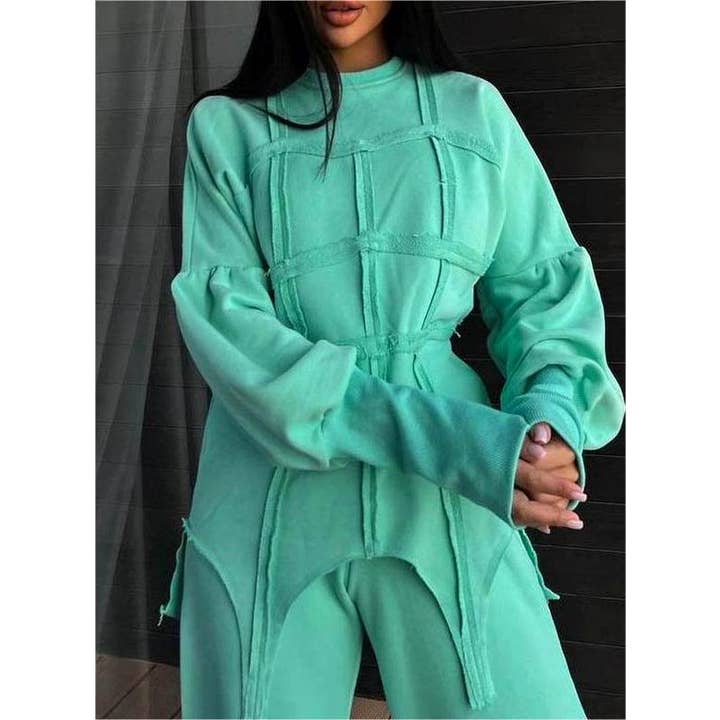 Rosa Clothing - Wholesale Top & Pant Set (NOT Loungewear) - Women's - Fashion sweatshirt set trouser set9