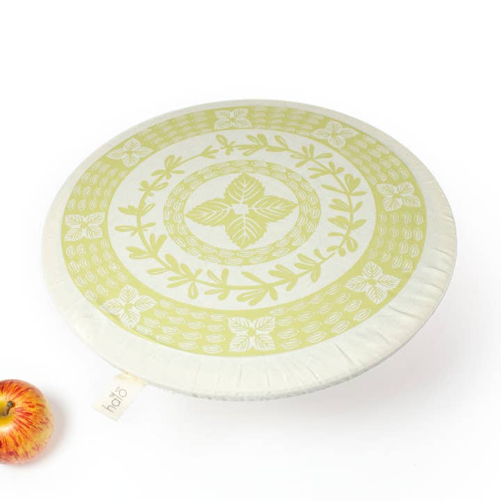 Halo Dish and Bowl Cover Extra Large Herbs | Phathu Nembilwi for wholesale by Halo Dish Covers