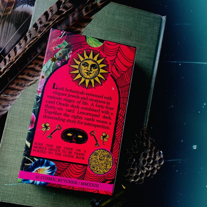 Cosmic Butcher - Wholesale Tarot Cards - "Eternal Gardens" Oracle & Lenormand Deck | Botanical Tarot1