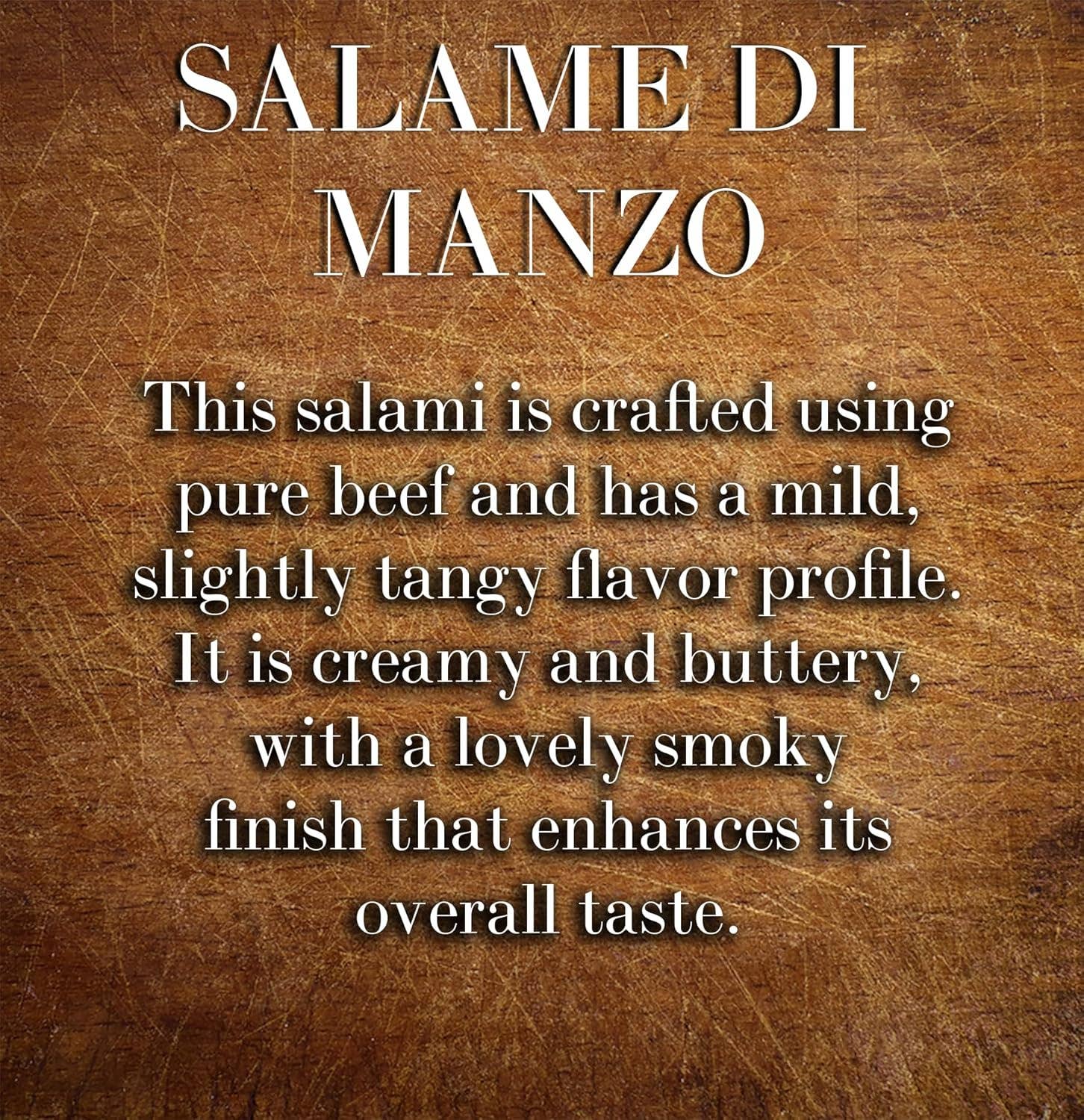 Giorgio's Naturals - Wholesale Salami - Mild Pure Beef Salami Retail Chub - All Natural6