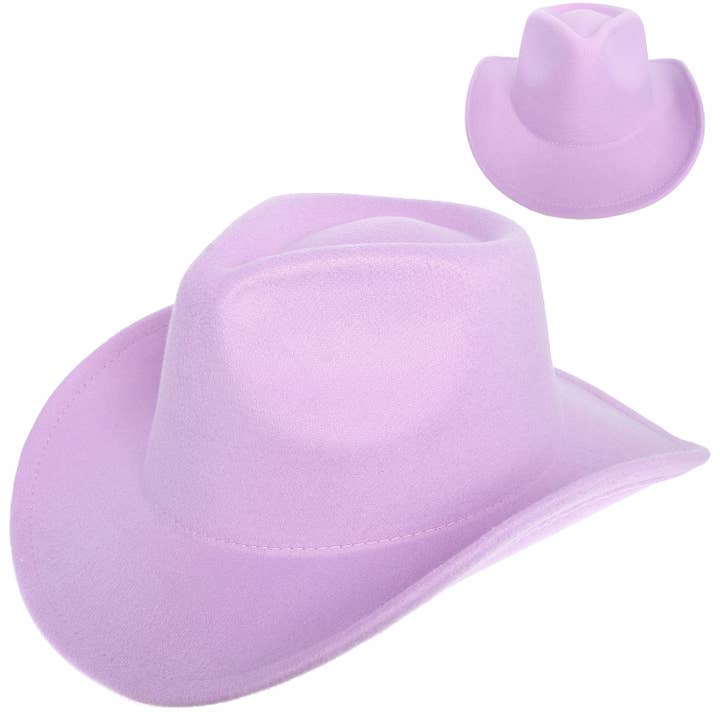 SP Sophia Collection - Wholesale Cowboy Hat - Women's - Fashion Western Felt Wide Up Brim Cowboy Hat 4