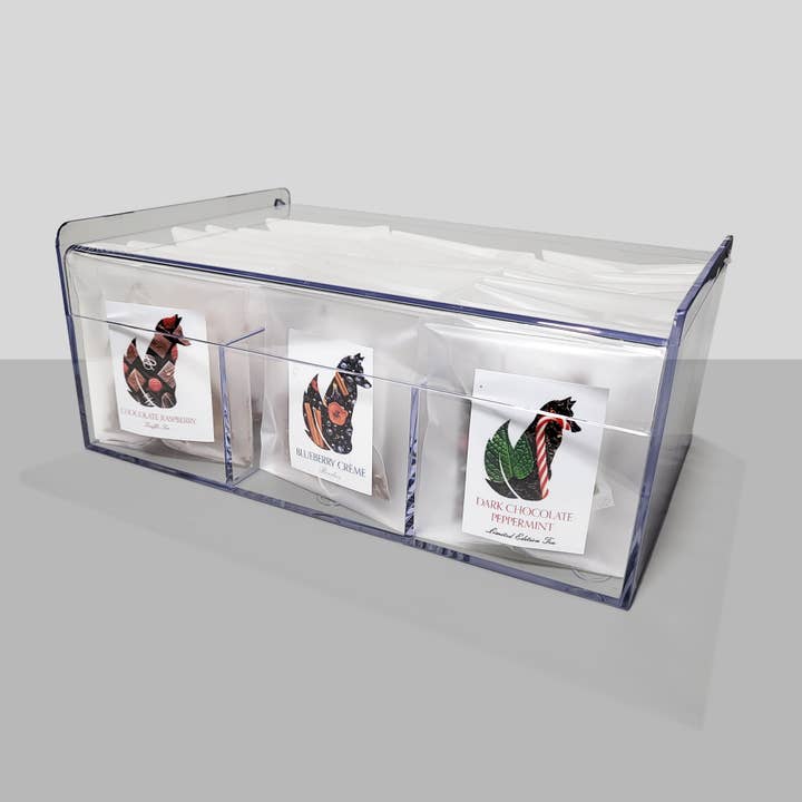 Single-Serve Pyramid Tea Bag (Individually Wrapped) for wholesale by Foxy Tea®