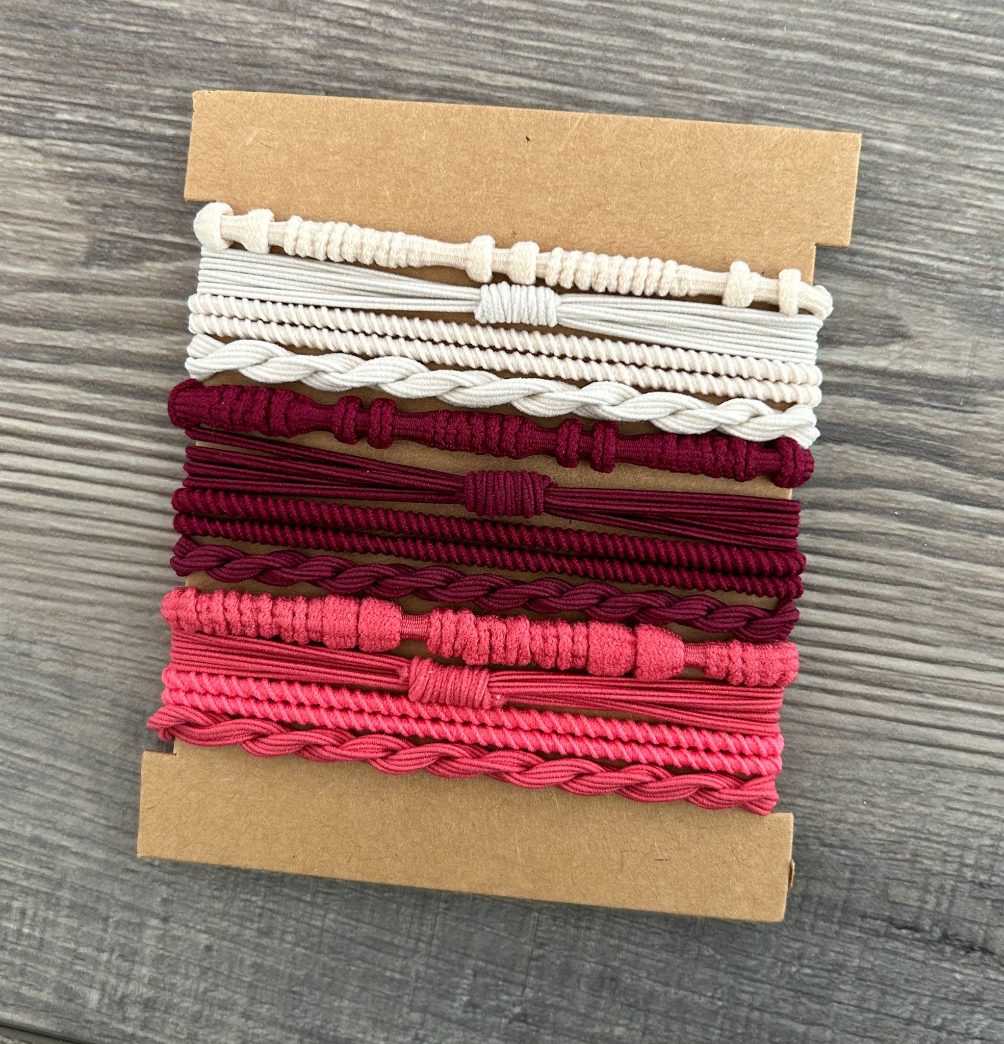 JILLIAN INK LLC - Vente Élastique à cheveux - Élastiques à cheveux avec bracelet Boho2
