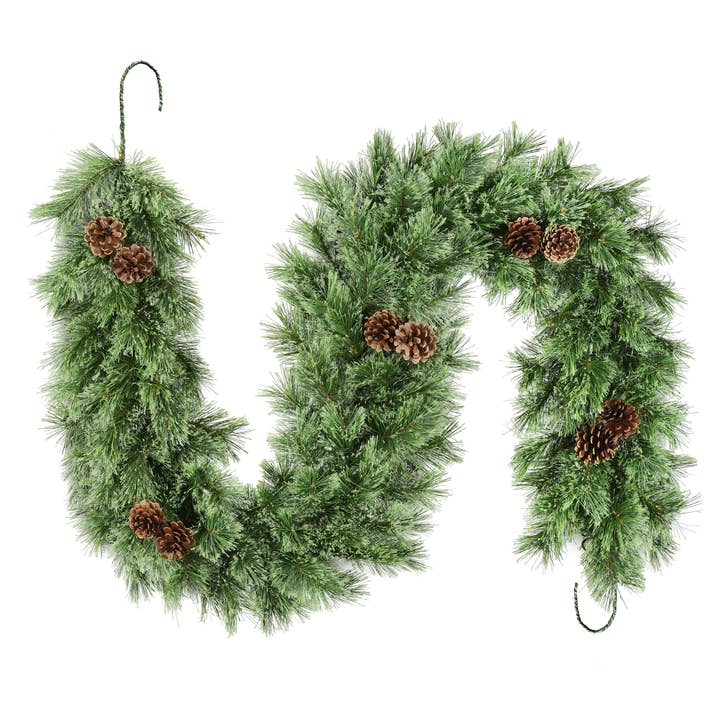 Haute Decor - Wholesale Bunting/Garland - 6' Prelit Cashmere Christmas Garland1
