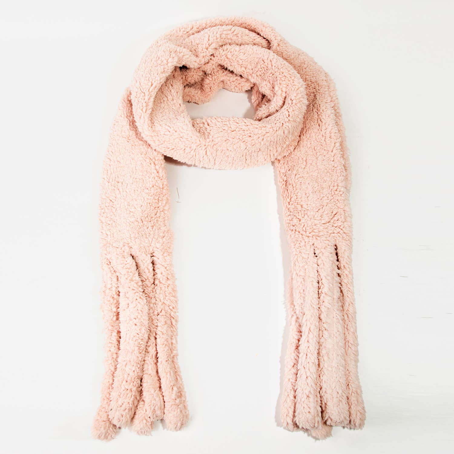 Collections by Fame Accessories - Wholesale Scarf - Women's - Teddy Fur Oblong Scarf2
