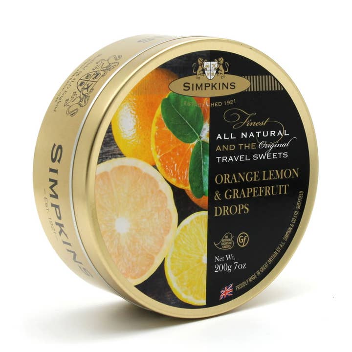 B&R Classics - Wholesale Hard Candy - Simpkins Orange, Lemon & Grapefruit Drops
