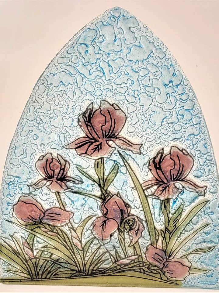 Iris Flower Nightlight / Night Light for wholesale by Pampeana