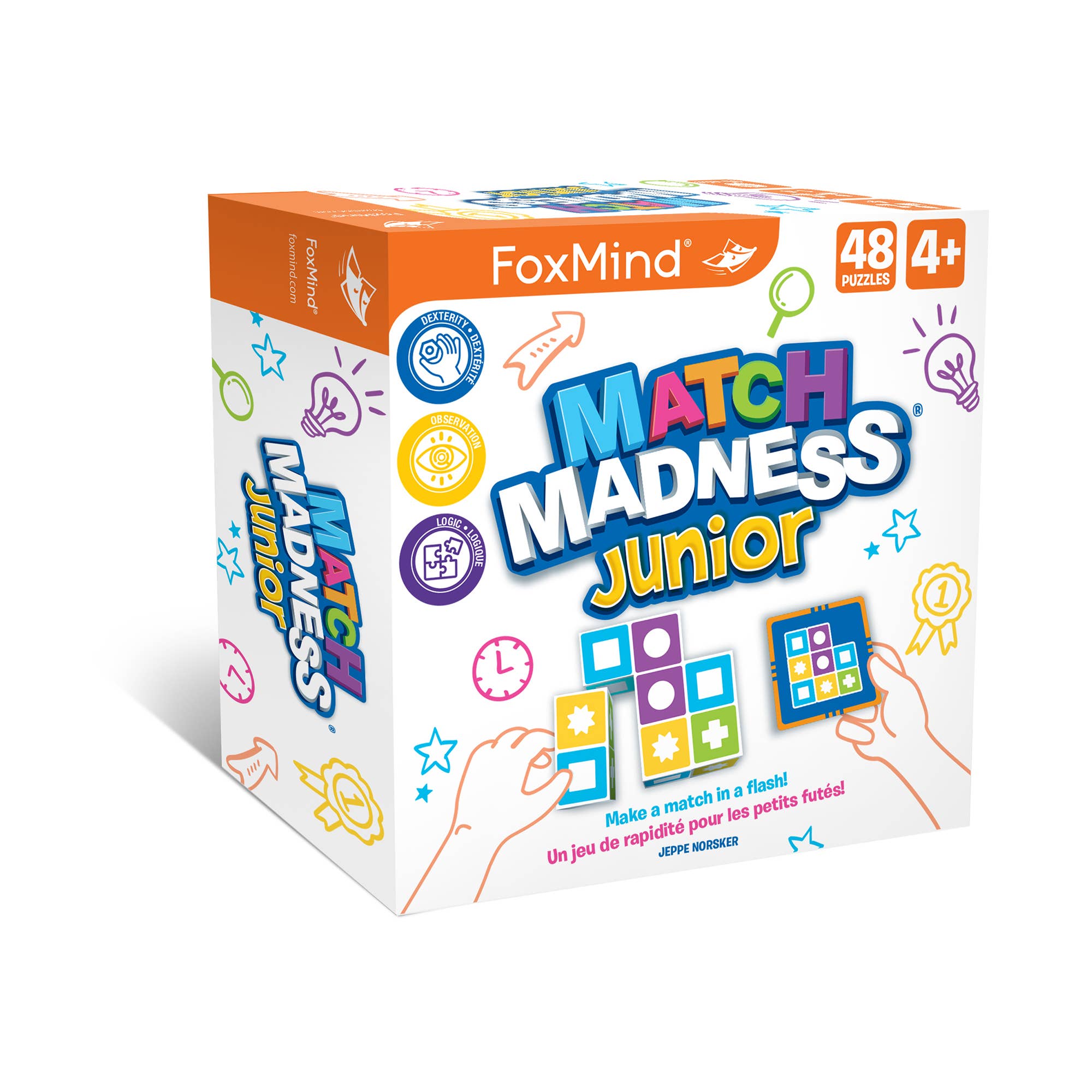 FoxMind - Wholesale Brain Game - Kids - Match Madness Junior