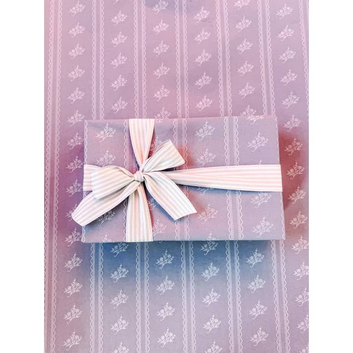 70cm x 100m Rolls KRAFT BLOOM Lavender / White for wholesale by CHIC&PAPER