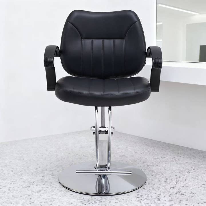39F Inc. - Wholesale Chair - Black Hydraulic Barber Chair for Professional Salon Use