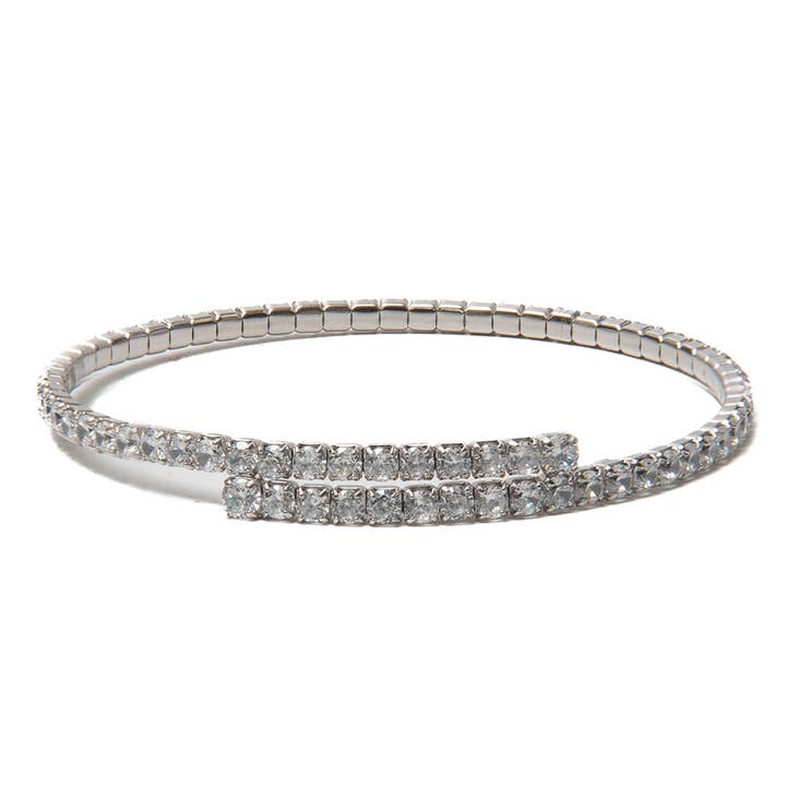 d'Este - Wholesale Tennis Bracelet - Rigid Tennis Bracelet Silver 925