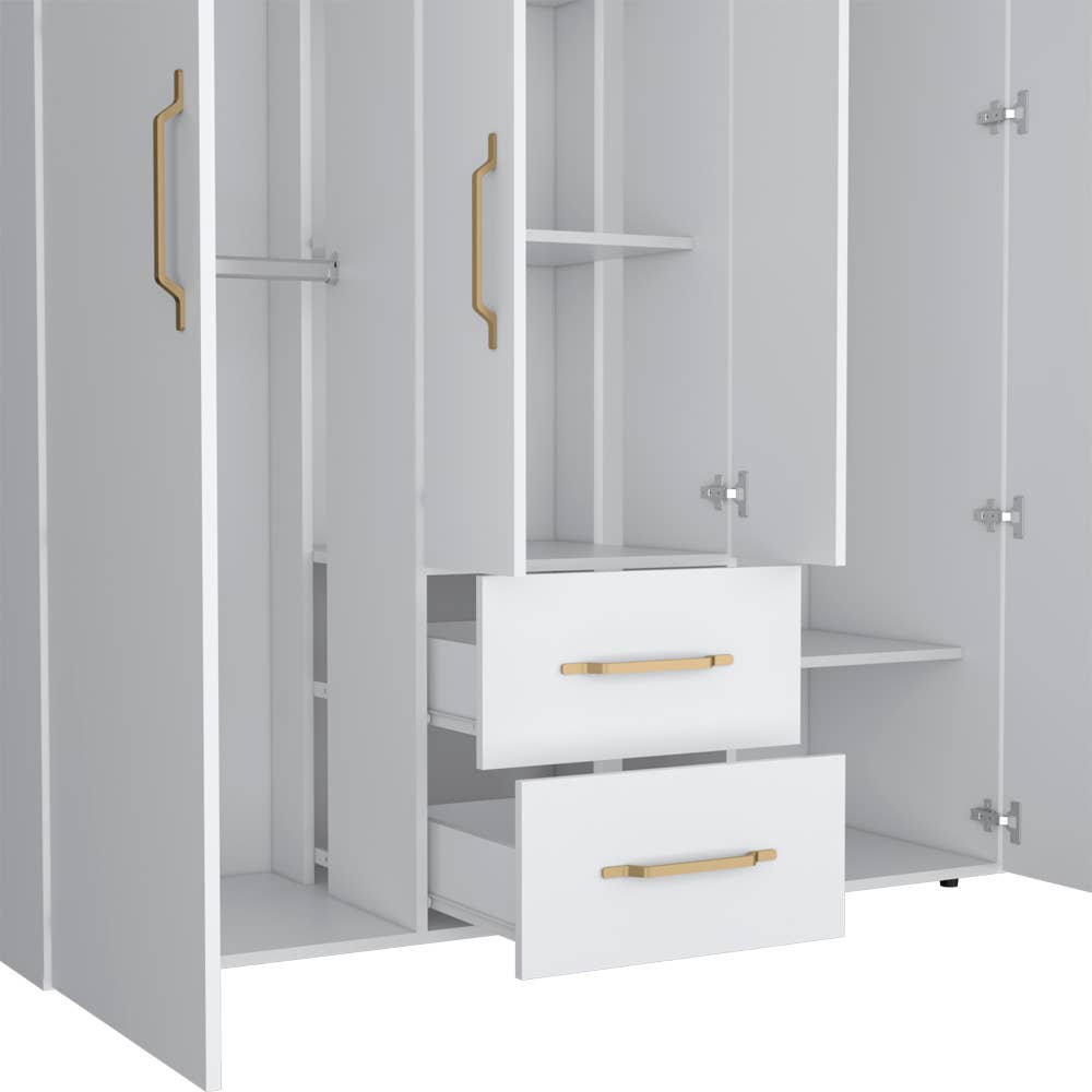 Treevol Furniture - Wholesale Bedroom Furniture - Armoire Elma, Bedroom, White5