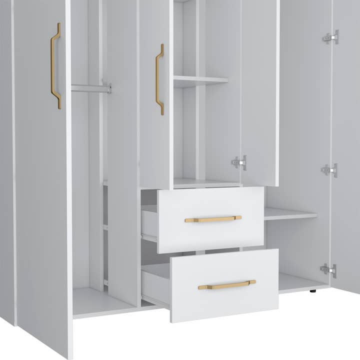 Treevol Furniture - Wholesale Bedroom Furniture - Armoire Elma, Bedroom, White5