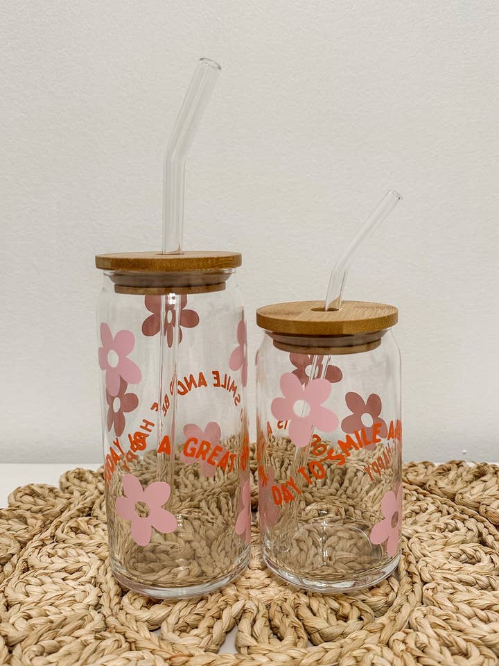 Today Is A Great Day Beer Can Glass for wholesale by Ivory Honey Designs