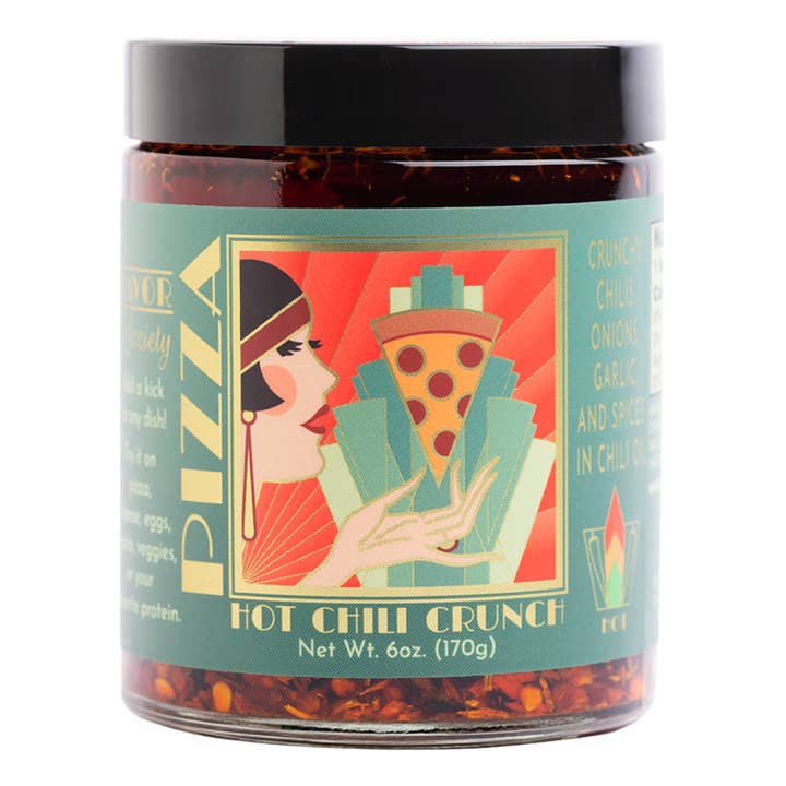 HOT Pizza Chili Crunch for wholesale by The Flavor Society