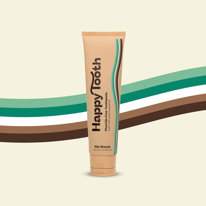 Natural Hydroxyapatite Toothpaste - Mint Brownie  for wholesale by Happy Tooth Products LLC