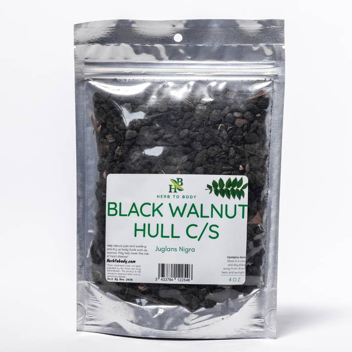Herb To Body - Wholesale Herbs - Black Walnut Hull C/S 4oz
