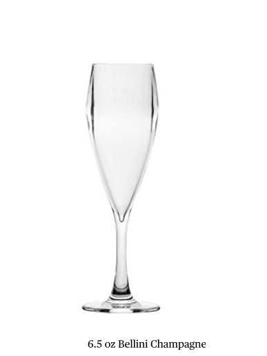 6,5 oz unzerbrechliches Bellini-Champagnerglas aus Polycarbonat für den Großhandel von NTL Brands