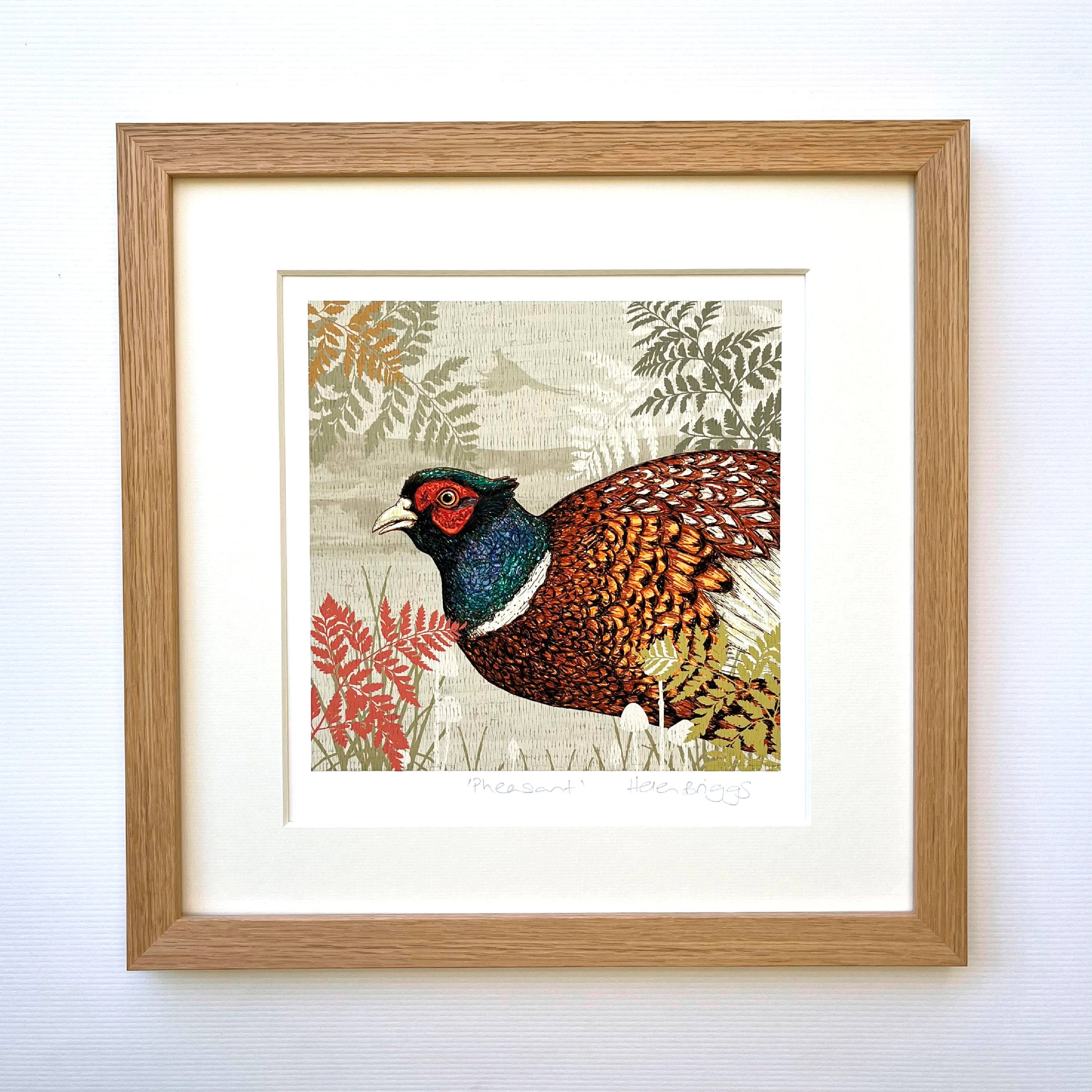 Helen Briggs Design – wholesale Art print – Pheasant Art Print0
