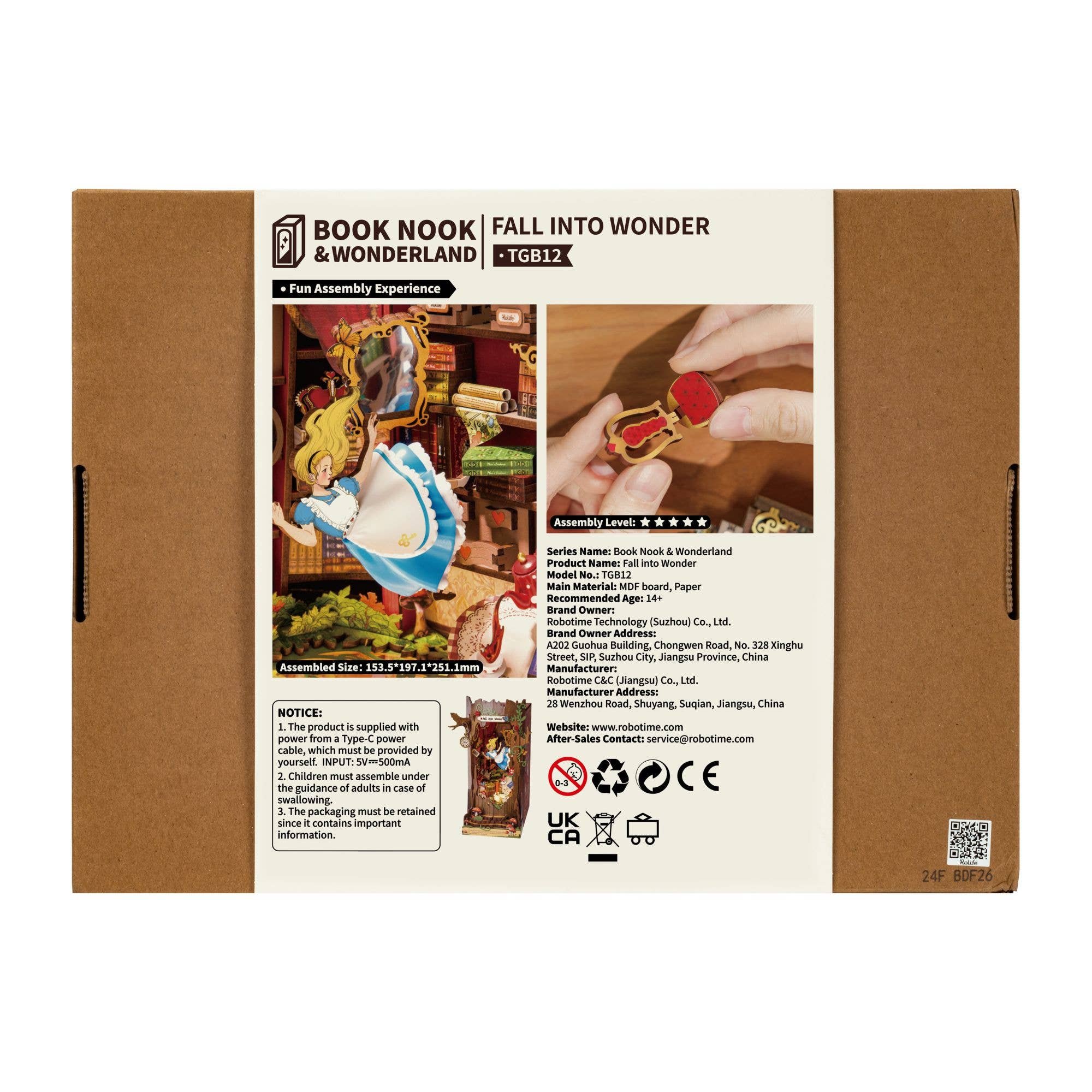 Magnote - Wholesale DIY Craft Kit - Rolife Fall in Wonder DIY Book Nook Kit8