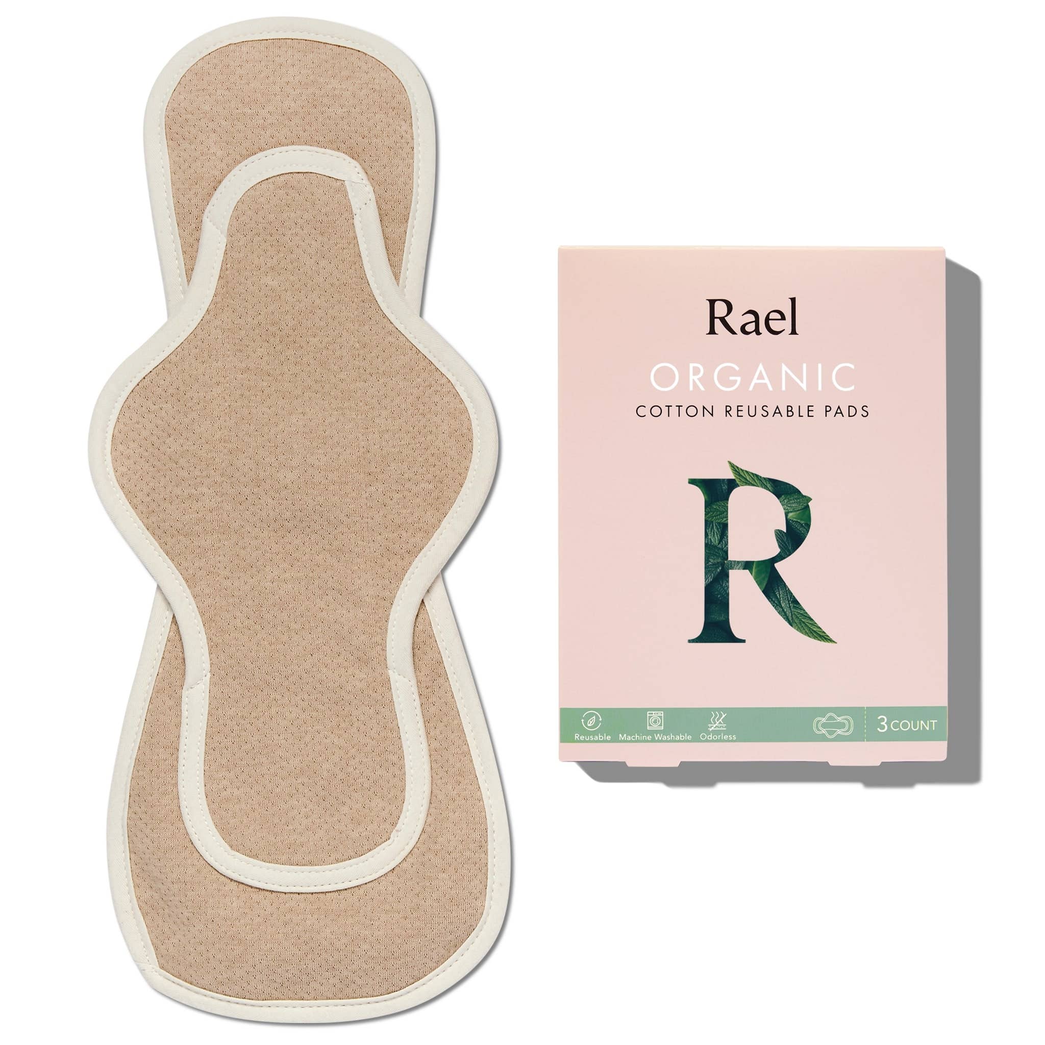 Rael - Wholesale Period Underwear - Women's - Rael Organic Cotton Reusable Pads3