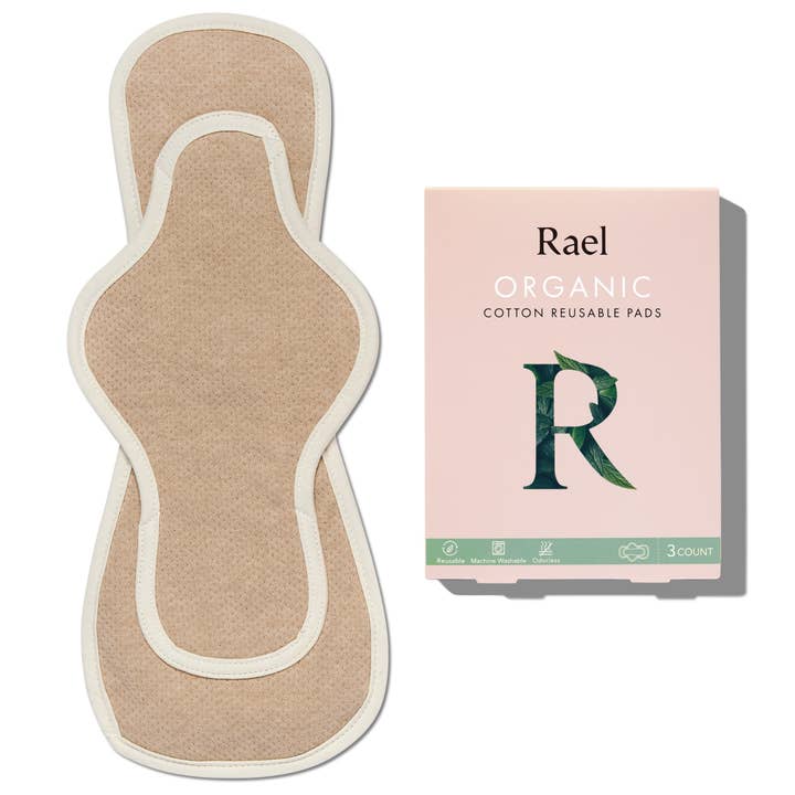 Rael - Wholesale Period Underwear - Women's - Rael Organic Cotton Reusable Pads3