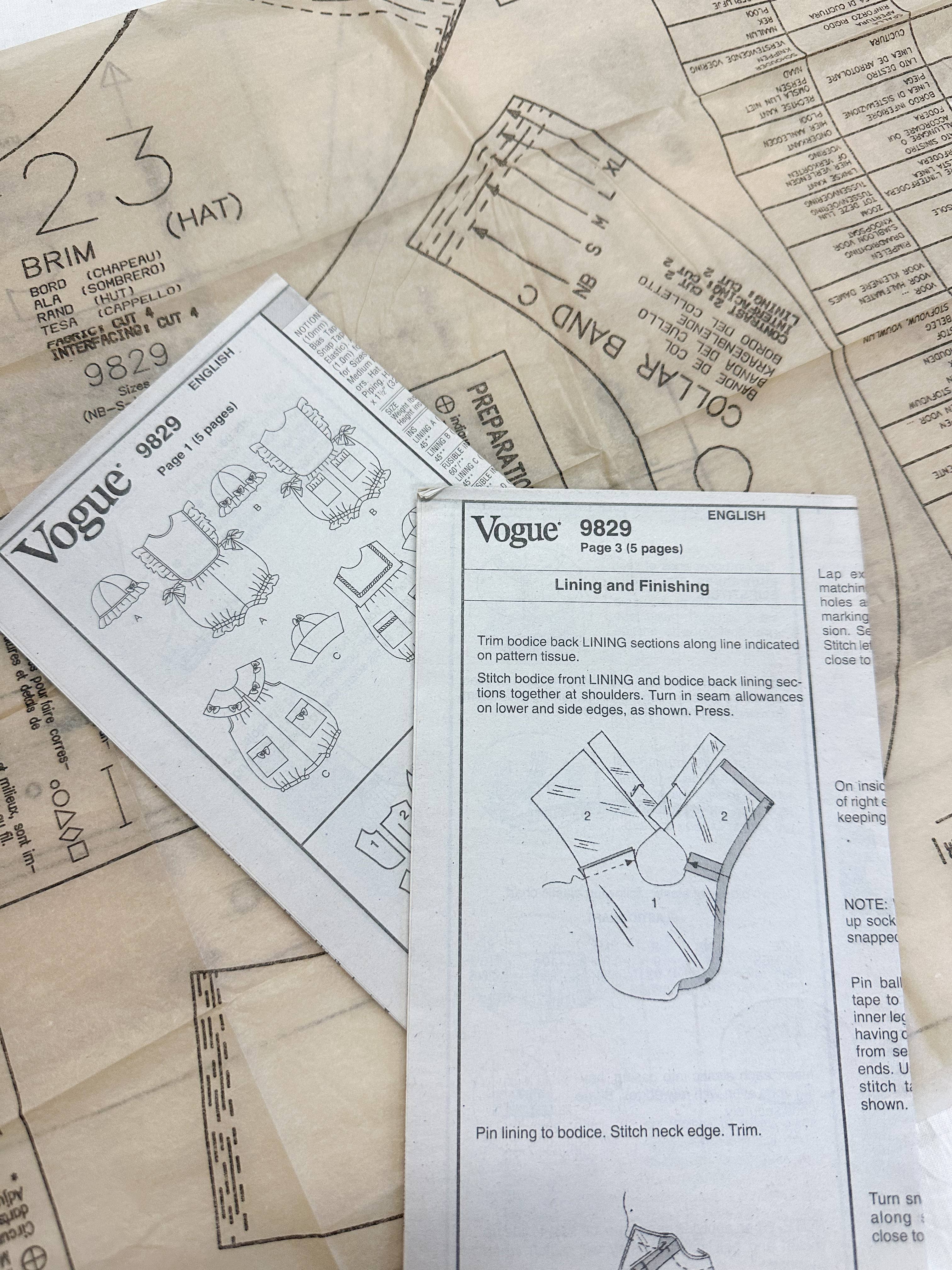 A House of Books - Wholesale DIY Craft Kit - Assorted Vintage Sewing Patterns and Instruction Sheets2