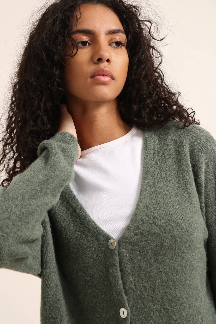 LÉA & LUC – wholesale Cardigan – Women’s – ALPACA V-neck cardigan REF 102622